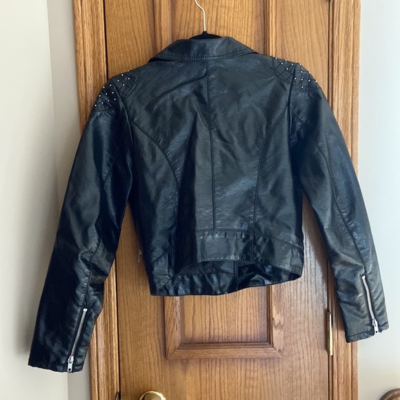 h&m faux leather moto jacket - Picture 2 of 4